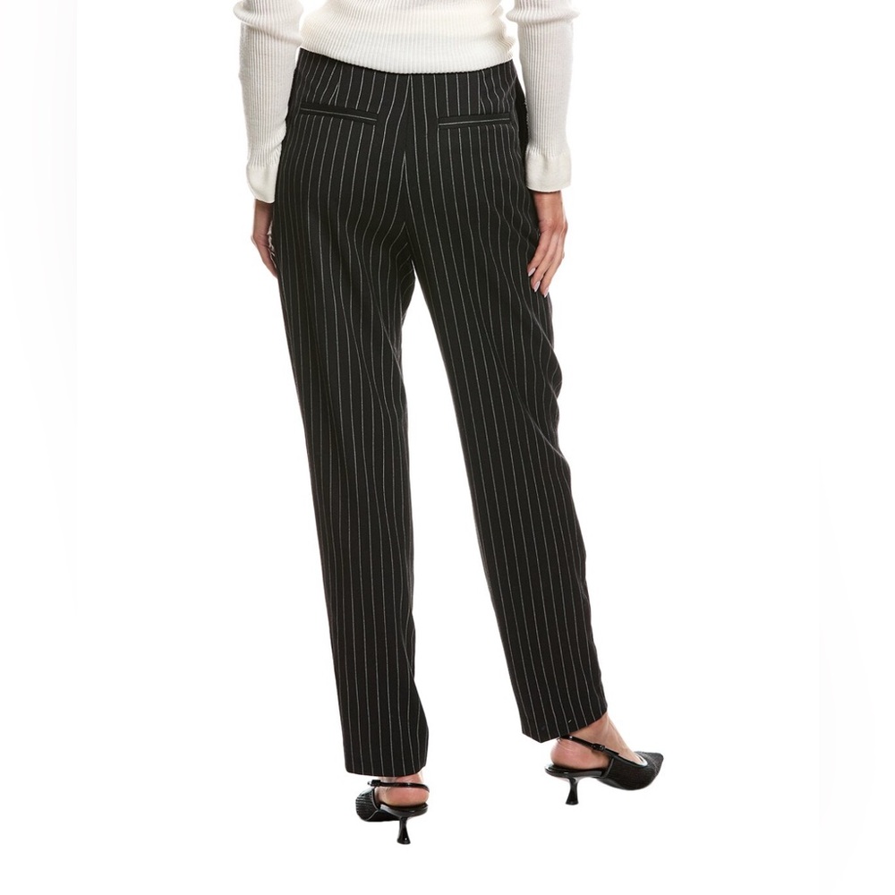 Iro Paris Black Pinstripe Women's Pants - Picture 2 of 2